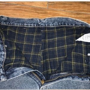 Vintage wrangler flannel lined jeans!